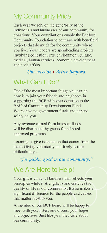 FAQ's - Bedford Community Foundation